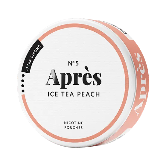 Après Ice Tea Peach Extra Strong - Vitt snus online - Bertil´s Snus