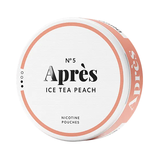 Après Ice Tea Peach Slim - Vitt snus online - Bertil´s Snus