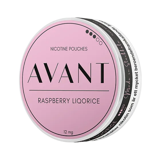 Avant Raspberry Liqorice - Vitt snus online - Bertil´s Snus