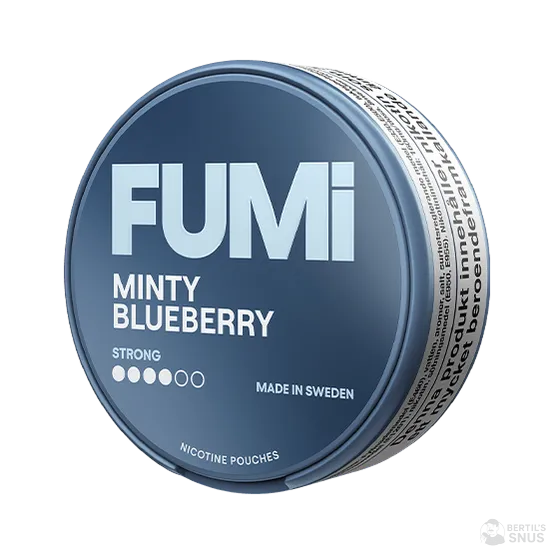 FUMi Minty Blueberry Strong - Vitt snus online - Bertil´s Snus