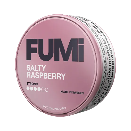 FUMi Salty Raspberry Strong - Vitt snus online - Bertil´s Snus