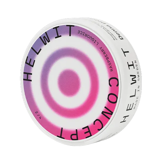 Helwit Raspberry Liquorice Slim - Vitt snus online - Bertil´s Snus