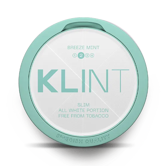 Klint Breeze Mint Slim - Vitt snus online - Bertil´s Snus