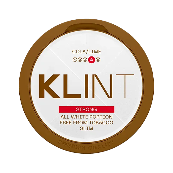 Klint Cola Lime Slim Extra Strong - Vitt snus online - Bertil´s Snus