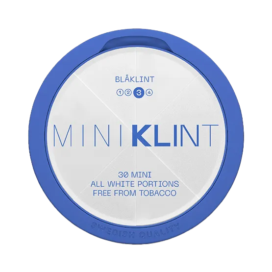 Klint Mini Blåklint - Vitt snus online - Bertil´s Snus