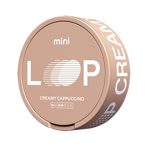 Loop Creamy Cappuccino Mini - Vitt snus online - Bertil´s Snus