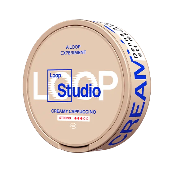 Loop Creamy Cappuccino Strong - Vitt snus online - Bertil´s Snus