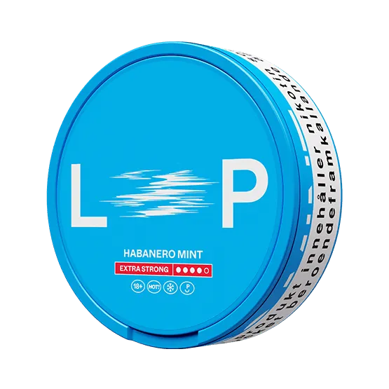 Loop Habanero Mint Extra Strong - Vitt snus online - Bertil´s Snus