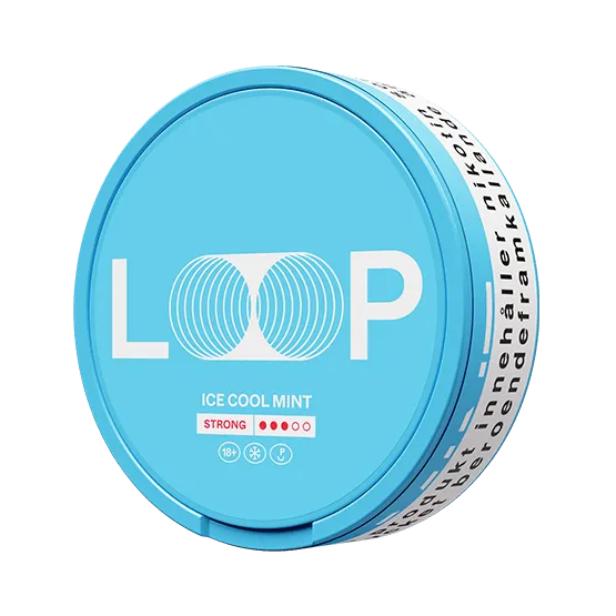 Loop Ice Cool Mint Strong - Vitt snus online - Bertil´s Snus
