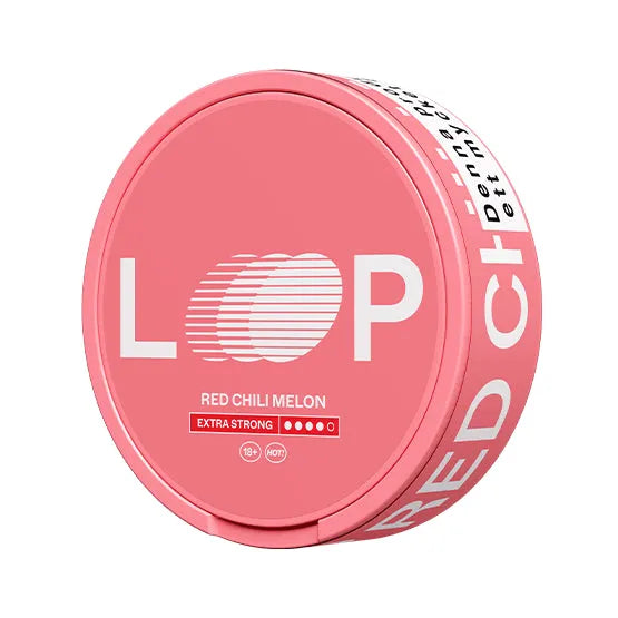Loop Red Chili Melon Extra Strong - Vitt snus online - BertilÂŽs Snus