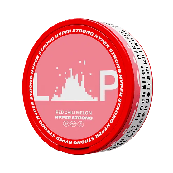 Loop Red Chili Melon Hyper Strong - Vitt snus online - Bertil´s Snus