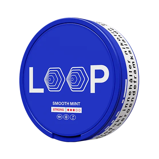Loop Smooth Mint Strong - Vitt snus online - Bertil´s Snus