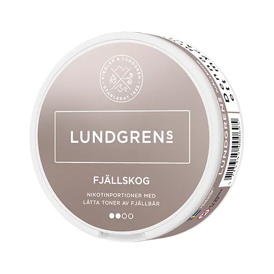 Lundgrens Fjällskog All White - Vitt snus online - Bertil´s Snus