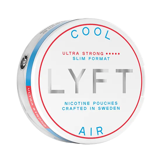 LYFT Cool Air Slim Ultra Strong - Vitt snus online - Bertil´s Snus