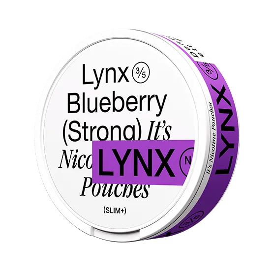 Lynx Blueberry Strong - Vitt snus online - Bertil´s Snus