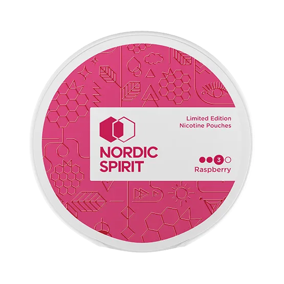 Nordic Spirit Raspberry Strong - Vitt snus online - Bertil´s Snus