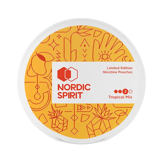 Nordic Spirit Tropical Mix Strong - Vitt snus online - Bertil´s Snus