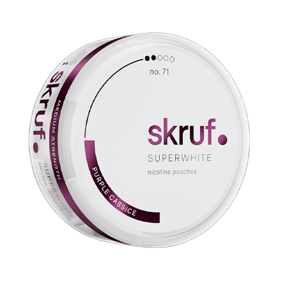 Skruf Superwhite No.71 Purple Cassice - Vitt snus online - Bertil´s Snus