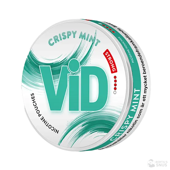 VID Crispy Mint Slim Extra Strong - Vitt snus online - Bertil´s Snus