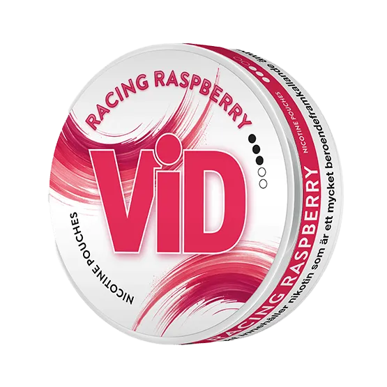 VID Racing Raspberry Slim Strong - Vitt snus online - Bertil´s Snus