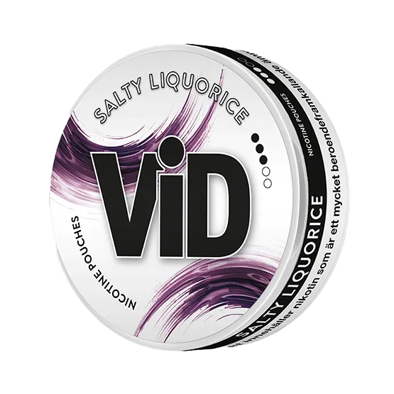 VID Salty Liquorice Slim Strong - Vitt snus online - Bertil´s Snus