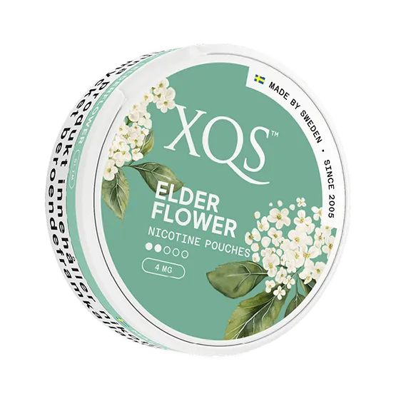 XQS Elderflower Slim - Vitt snus online - Bertil´s Snus