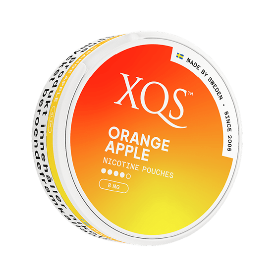 XQS Orange Apple Slim Strong - Vitt snus online - Bertil´s Snus