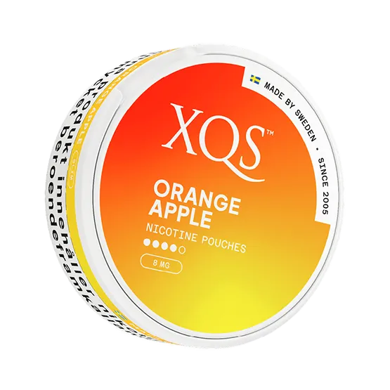 XQS Orange Apple Slim Strong - Vitt snus online - Bertil´s Snus