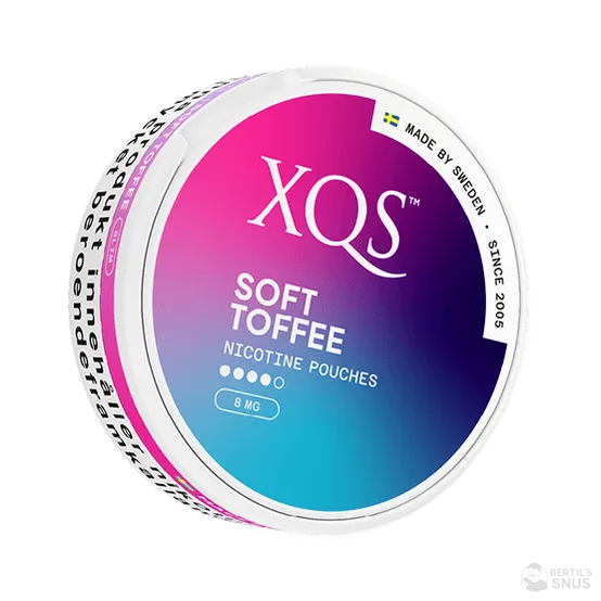 XQS Soft Toffee Slim Strong - Vitt snus online - Bertil´s Snus