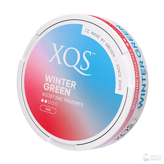 XQS Wintergreen Slim - Vitt snus online - Bertil´s Snus