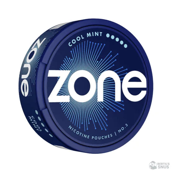 ZONE No5 Cool Mint Ultra Strong - Vitt snus online - Bertil´s Snus