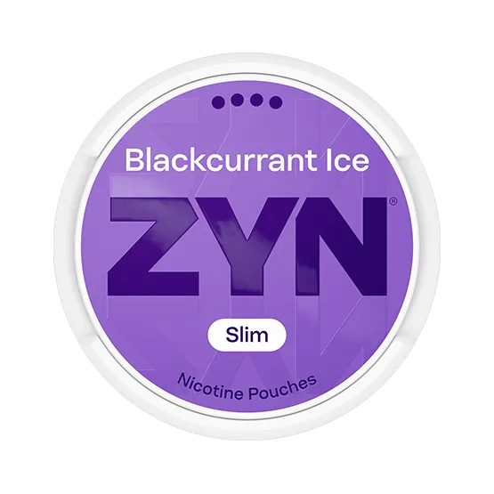 ZYN Blackcurrant Ice Slim S4 - Vitt snus online - Bertil´s Snus