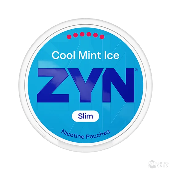 ZYN Cool Mint Ice Slim S6 - Vitt snus online - Bertil´s Snus