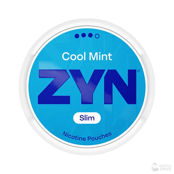 ZYN Cool Mint Slim S3 - Vitt snus online - Bertil´s Snus