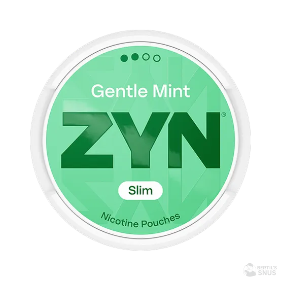 ZYN Gentle Mint Slim S2 - Vitt snus online - Bertil´s Snus