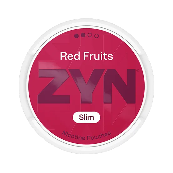 ZYN Red Fruits Slim S2 - Vitt snus online - Bertil´s Snus