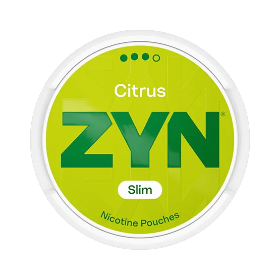 ZYN Slim Citrus Strong - Vitt snus online - Bertil´s Snus