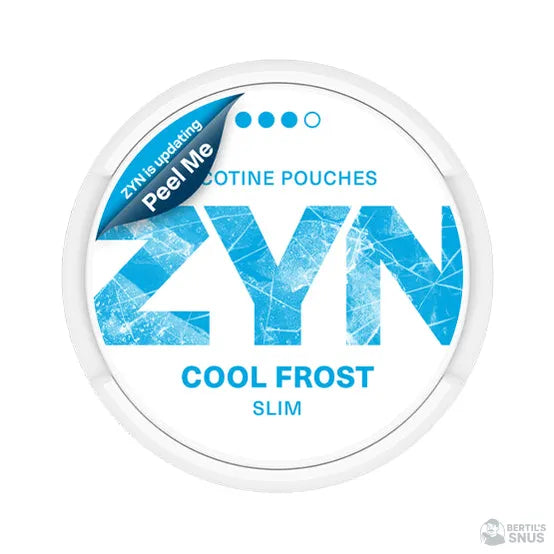 ZYN Slim Cool Frost Strong - Vitt snus online - Bertil´s Snus