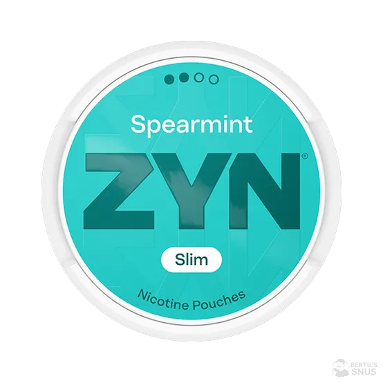 ZYN Spearmint Slim S2 - Vitt snus online - Bertil´s Snus