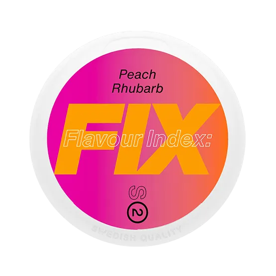 FIX Peach Rhubarb #2 - Vitt snus online - Bertil´s Snus