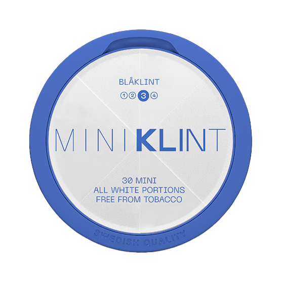 Klint Mini Blåklint - Vitt snus online - Bertil´s Snus