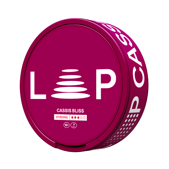 Loop Cassis Bliss Strong - Vitt snus online - Bertil´s Snus