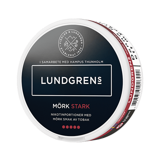 Lundgrens Mörk Stark - Vitt snus online - Bertil´s Snus