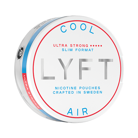 LYFT Cool Air Slim Ultra Strong - Vitt snus online - Bertil´s Snus