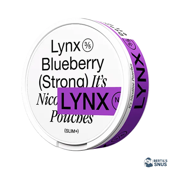 Lynx Blueberry Strong - Vitt snus online - Bertil´s Snus