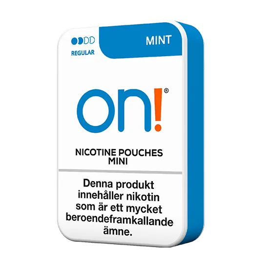 On! Mint 3 mg - Vitt snus online - Bertil´s Snus
