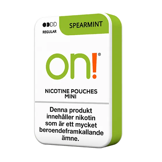 On! Spearmint 3mg - Vitt snus online - Bertil´s Snus