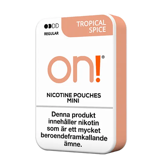 On! Tropical Spice 3mg - Vitt snus online - Bertil´s Snus