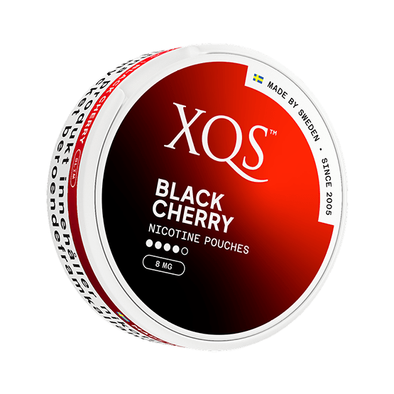 XQS Black Cherry Slim Strong - Vitt snus online - Bertil´s Snus