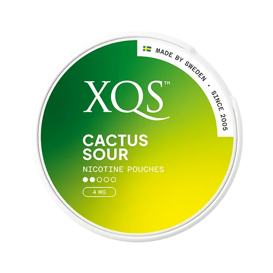 XQS Cactus Sour Slim - Vitt snus online - Bertil´s Snus